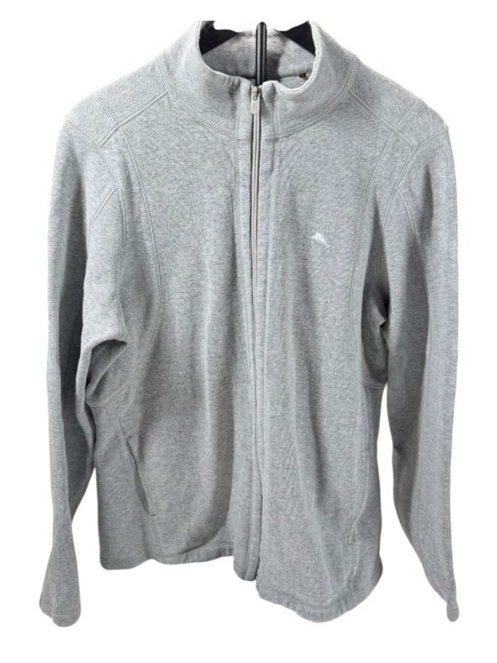 Tommy Bahama Aruba Full Zip Sweatshirt Gray Size XL